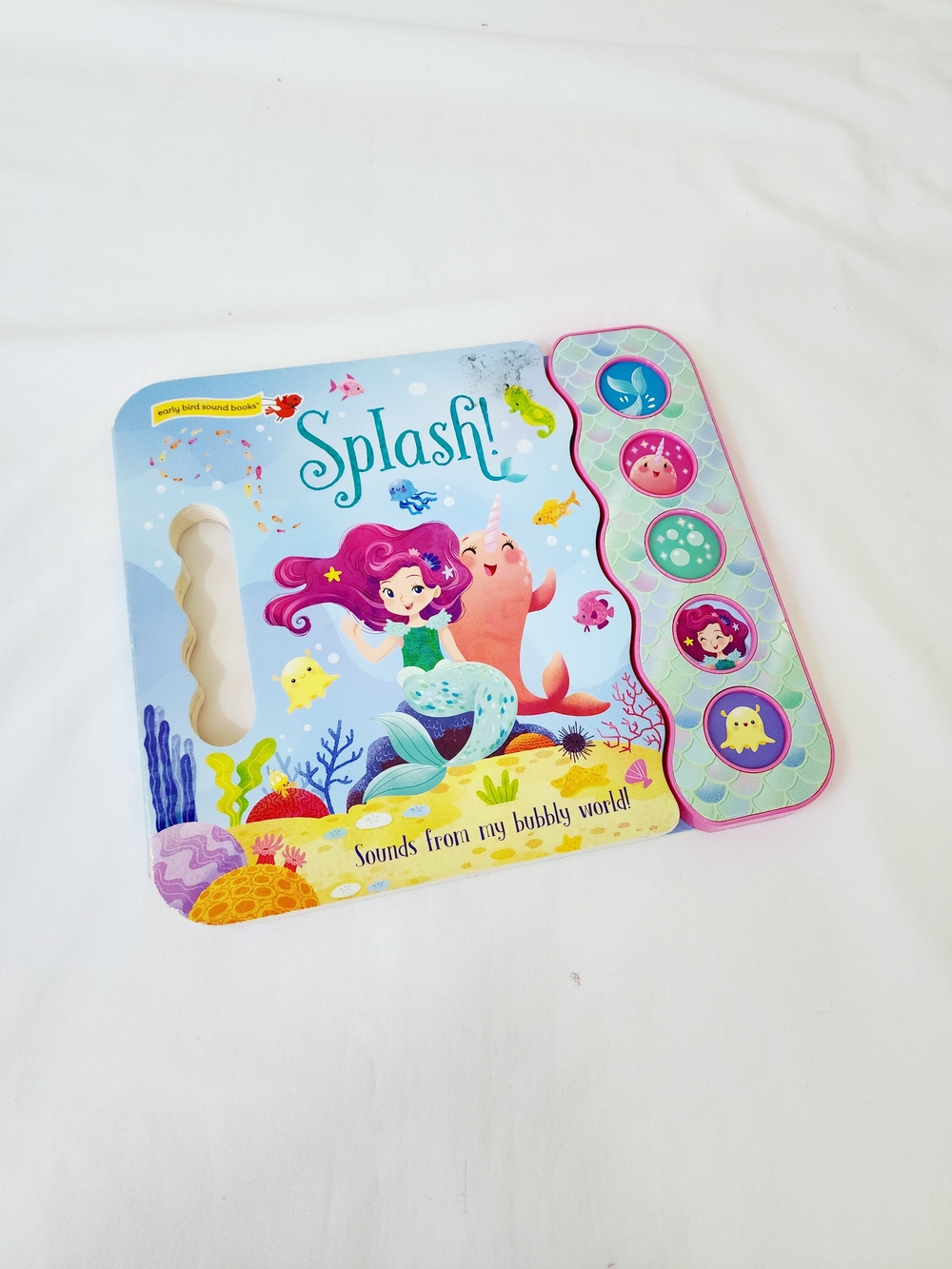 Kids Splash! Sound Book - Pink and Blue Mermaid Theme